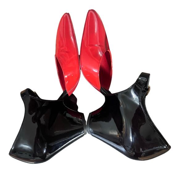 Auth. Vintage Chanel Patent Leather Mary Jane Pump Heels Size 36C W/Box - Picture 5 of 16